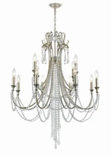 Arcadia 12 Light Large Chandelier by Crystorama - ARC-1909
