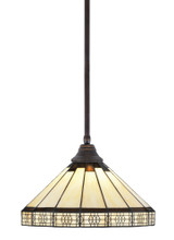 Any 1 Light Steel Medium Pendant 15 Inch Wide by Toltec - 26-15-95-