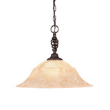 Elegante 1 Light Large Pendant 20 Inch Wide by Toltec - 82-20-135-