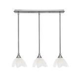 Any 3 Light Steel Linear Pendant 26.75 Inch Length by Toltec - 25-7-65-2675
