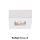 Ledme 4.8W 1 LED Square Recessed/Surface Mount Button Light by WAC  - HR-LED87S