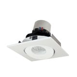 Pearl 12W Comfort Dim LED 4 Inch Square Adjustable Gimbal Retrofit by Nora - NPR-4SGCD