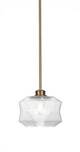 Rocklin 1 Light Small Pendant 9 Inch Wide by Toltec - 72-9-775-