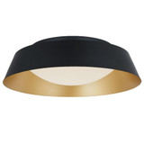 Flare 40W 1 LED 18 Inch Wide Flush Mount by Abra - 30073FM