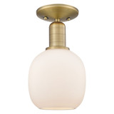 Belfast 1 Light Semi Flush Mount 10.5 Inch and 6 Inch Wide by Innovations - 716-1C-G101