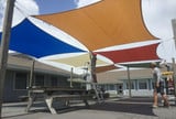 Premium 12 Foot Square Commercial Grade Shade Sail by Custom Shade Sails - CSS12S