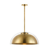Lusi 12.6W 1 LED Pendant 23.8 Inch Wide by Visual Comfort Modern - MDPD734