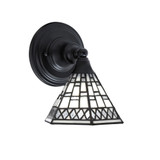 Any 1 Light Art Glass Wall Sconce 9.5 Inch Tall by Toltec - 40-7-95-