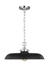 Wellfleet 1 Light Large Industrial Pendant by Visual Comfort Studio - CP1231