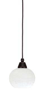 Any 1 Light Steel Small Pendant 7.75 Inch Tall by Toltec - 22-BN-9955