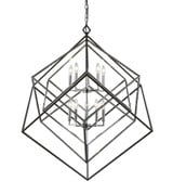 Euclid 10 Light Chandelier 41.5 Inches Wide by 44.5 Inches High by Z-Lite - 457-1