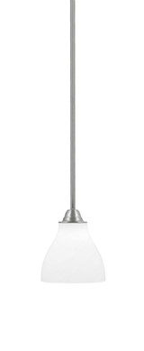 Paramount 1 Light Small Pendant 7 Inch Tall by Toltec - 3401-BN-4760