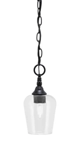 1 Light Chain Hung Mini Pendant 11 x 5 Inch by Toltec 11-BC-210 - 11-BC-210