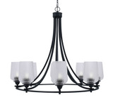 Paramount 8 Light Large Chandelier by Toltec 3408-BN-4250 - 3408-BN-4250