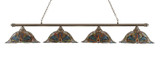 Oxford 4 Light Small Island Chandelier by Toltec 374-1912785 - 374-1912785