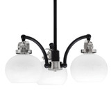Easton 3 Light Small Chandelier by Toltec 1943-MBBN-202 - 1943-MBBN-202