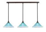 Any 3 Light Linear Pendant 44 Inch Length by Toltec - 36-12-725-44