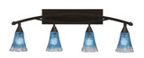 Bow 4 Light Vanity Light 38 Inch Length by Toltec - 174-85-1375-38