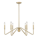 Crystal Wood Road 6 Light Large Chandelier by Bailey Street Home - 170-BEL-1316962