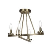 Trinity 4 Light Small Chandelier by Toltec - 2807-1613