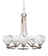 Paramount 5 Light Medium Chandelier by Toltec 3405-23752225 - 3405-23752225