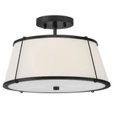 Clarke 24W 2 LED 14 Inch Wide Semi Flush Mount by Hinkley - 4893