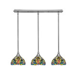 Any 3 Light Linear Pendant 27.25 Inch Length by Toltec - 25-7-625-2725