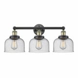 Bell 3 Light Industrial Vanity Light 24.5 Inch Wide by Innovations - 616-3W-BELL