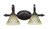 Elegante 2 Light Vanity Light by Toltec - 162-9-95-2075