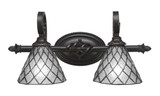 Elegante 2 Light Bath Bar 8.5 x Inches by Toltec  - 162--85-2075