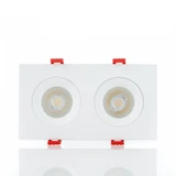 Midway 24W 1 LED 3.5 Inch Rectangular Double Gimbal (Set of 2) by Eurofase  - 45381-2