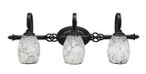 Elegante 3 Light Bath Bar 11 x Inches by Toltec  - 163--11-2975