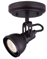 Polo 1 Light 5 Inch Wide Flush Mount by Canarm Inc - ICW622A01BK10