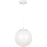 Hanging Globe 14W 1 LED Light Small Pendant by Visual Comfort Studio - 602093