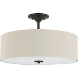 Inspire 3 Light 18 Inch Wide Drum Semi Flush Mount by Progress - P350168