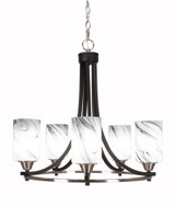 Paramount 5 Light Medium Chandelier by Toltec 3405-222225 - 3405-222225