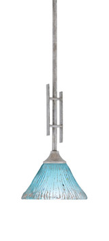 Uptowne 1 Light Small Stem Hung Pendant 17 Inch Tall by Toltec - 320-DG-458