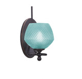 Capri 1 Light Wall Sconce 12.25 Inch Tall and 6 Inch Wide by Toltec - 591-46-2