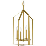 Vertex 4 Light Small Foyer Chandelier by Progress - P500432