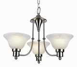 3 Light Small Chandelier by Trans Globe - 6544