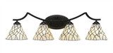 Zilo 4 Light Vanity Light Bath Bar by Toltec - 554--775-3275