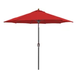 9 Foot Auto Tilt Aluminum Crank Lift Octagon Market Umbrella by Galtech - 736