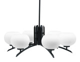 Kurve 6 Light Large Chandelier by Toltec 3706-MB-20 - 3706-MB-20