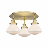 Olean 3 Light 18.25 Inch Wide Flush Mount by Innovations - 916-3C-G32