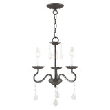 Callisto 3 Light Small Chandelier by Livex - 40773