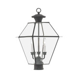 Vaughan Wynd 3 Light Outdoor Post Top Lantern 12 x 21.5 Inches by BSH - 218-BEL-1029706