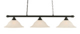 Oxford 3 Light Small Island Chandelier by Toltec 373-161125555 - 373-161125555