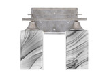 Uptowne 2 Light Vanity Light 11 Inch Length by Toltec - 132-DG-541