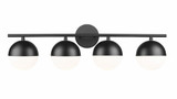 Realm Sphere 4 Light Bath Vanity 9.75 Inch Tall X 32.25 Inch Wide By Z-Lite - 7517-4V