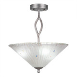 Revo 3 Light 24.5 Inch Tall Semi Flush Mount by Toltec - 242-16245